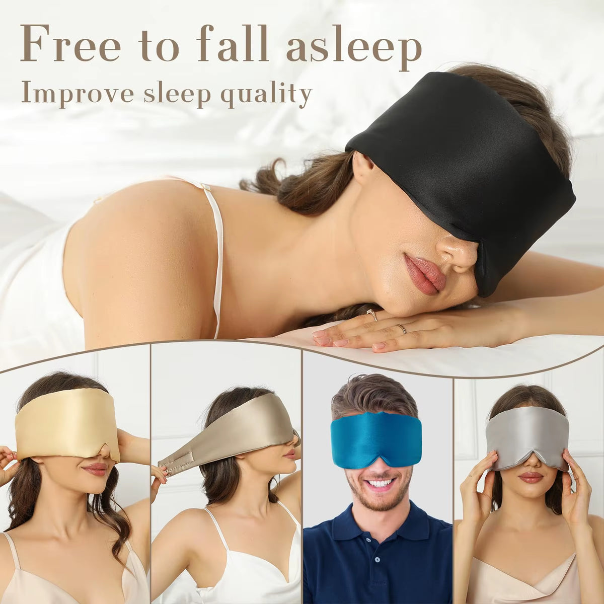 Elanori Mulberry Silk Sleep Mask